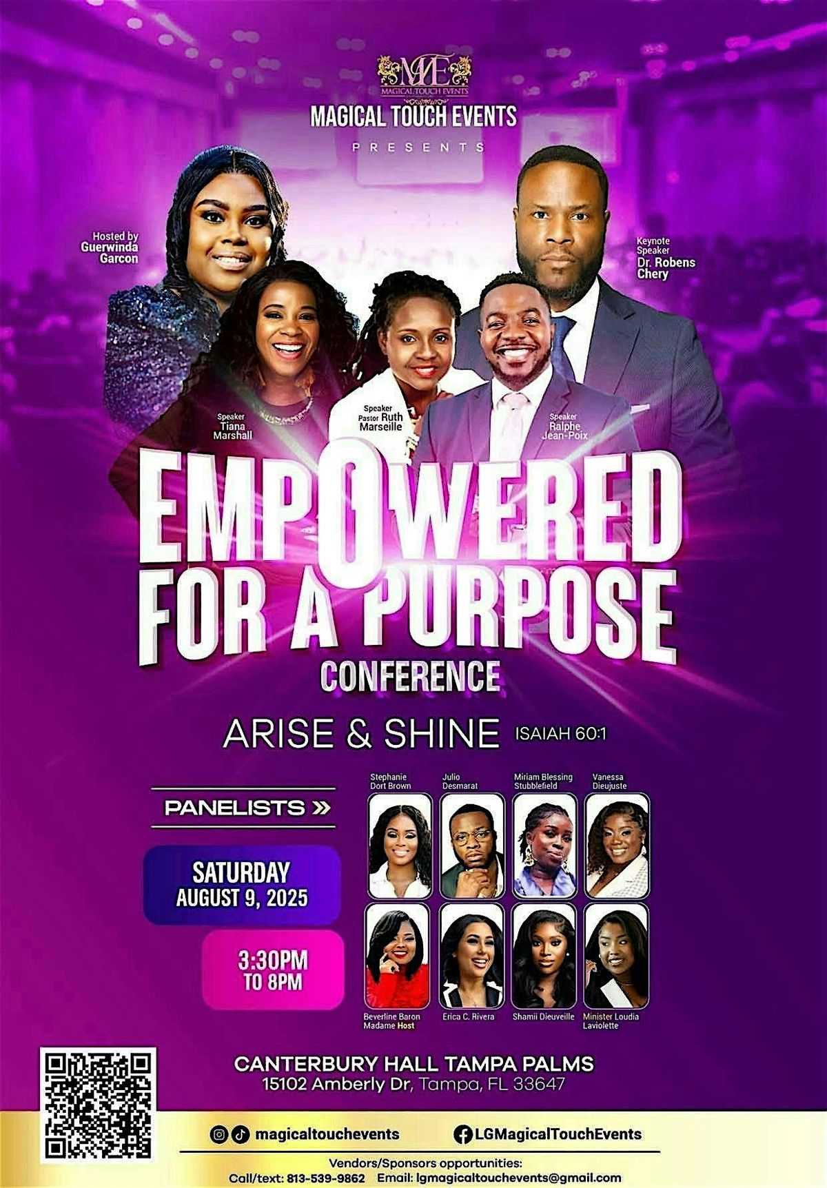 EMPOWERED FOR A PURPOSE CONFERENCE, 9 August | Event in Tampa | AllEvents
