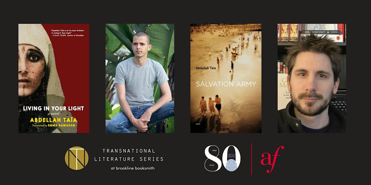 Transnational Series: Abdellah Taïa with Benoit Landon, 16 September | Event in Brookline | AllEvents