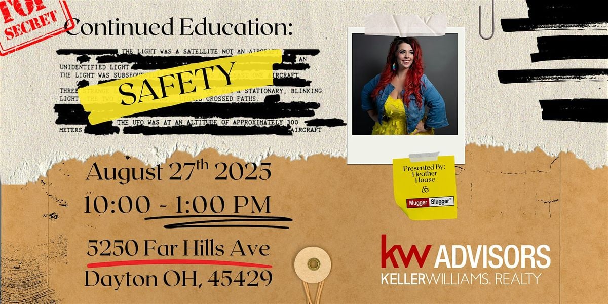 Safety With Heather Haase and Mugger Slugger, 27 August | Event in Dayton | AllEvents