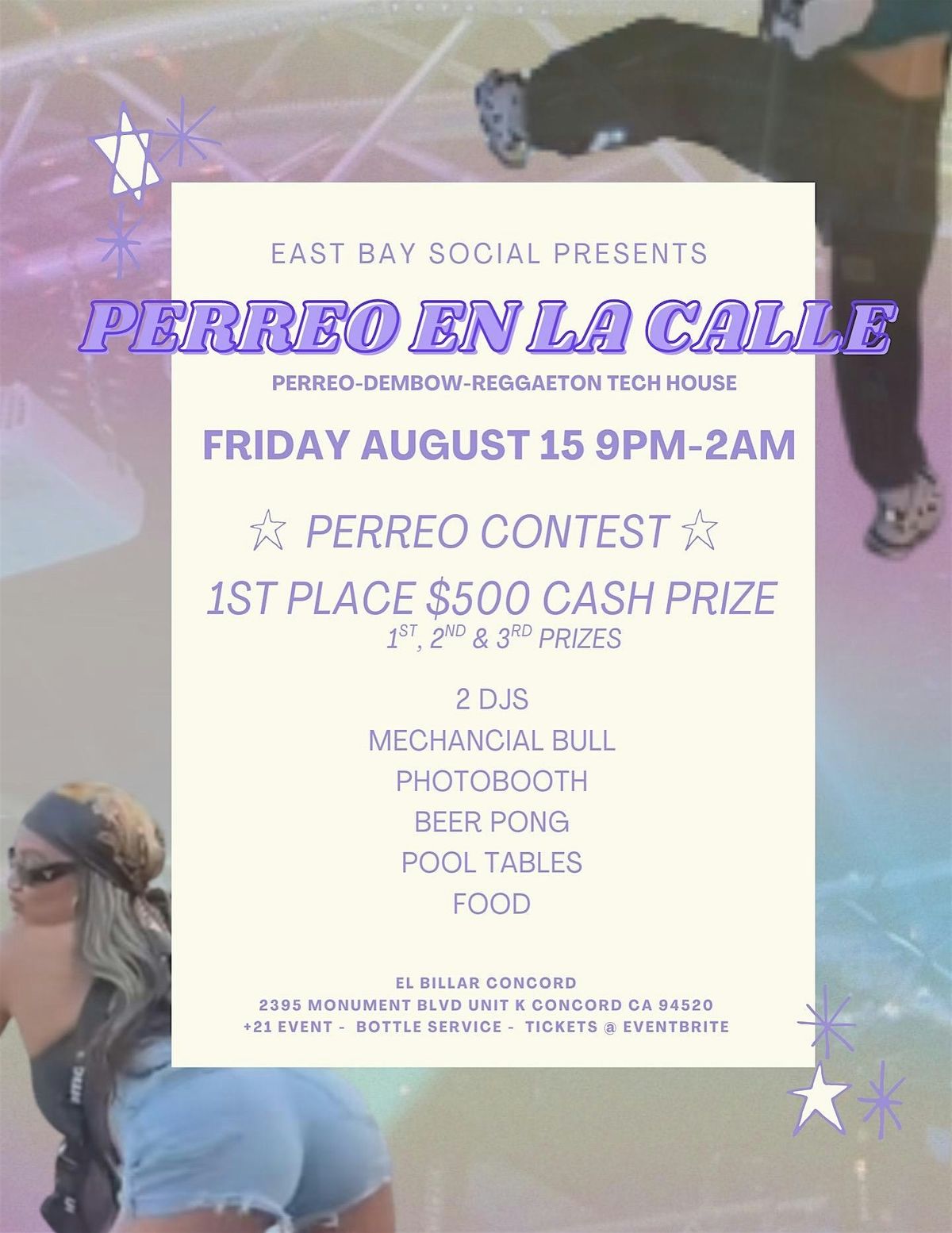 PERREO EN LA CALLE, 15 August | Event in Concord | AllEvents