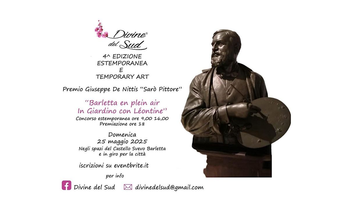 4^ ESTEMPORANEA E TEMPORARY ART PREMIO GIUSEPPE DE NITTIS “SARÒ PITTORE!”, 25 May | Event in Barletta