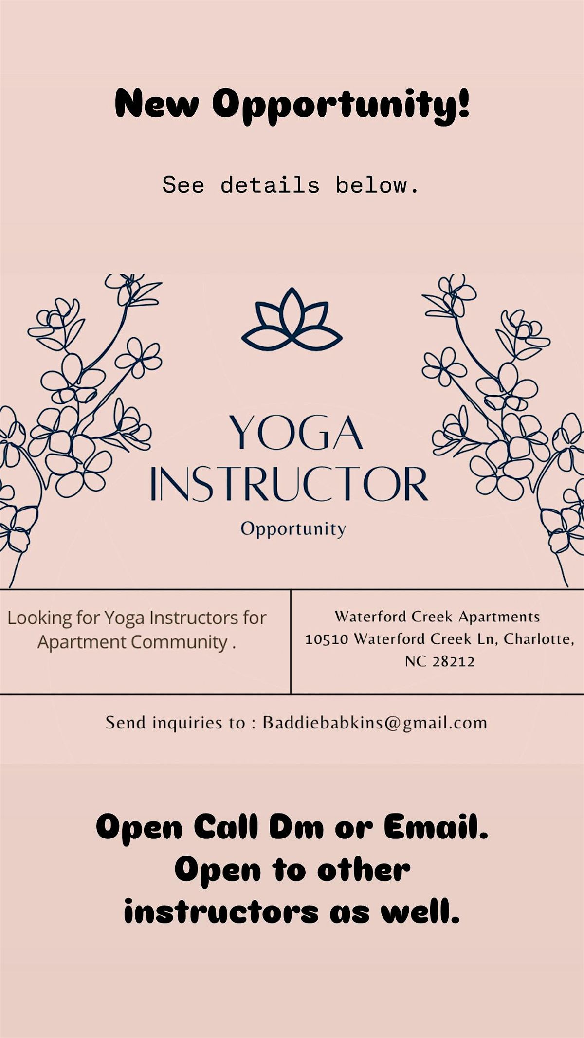 Calling all Yoga Instructors | Event in Charlotte | AllEvents