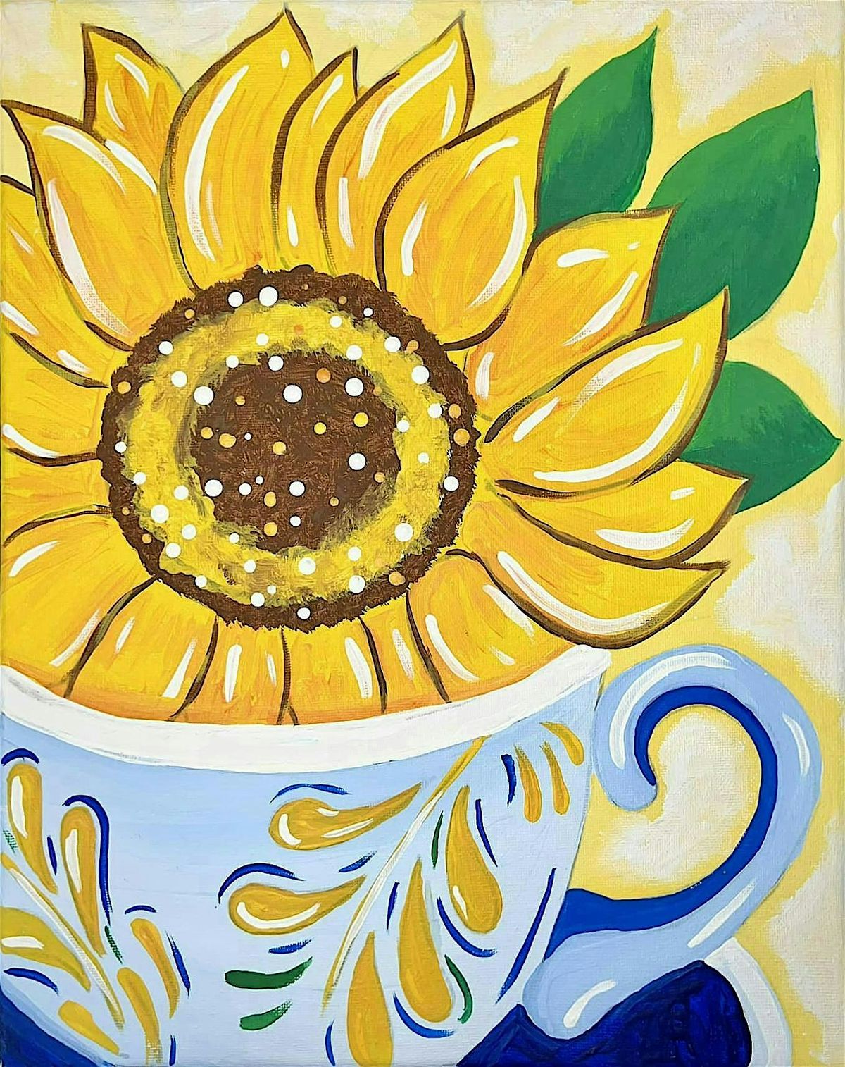 cup of sunshine acrylic painting, 19 May | Event in Merrimack | AllEvents