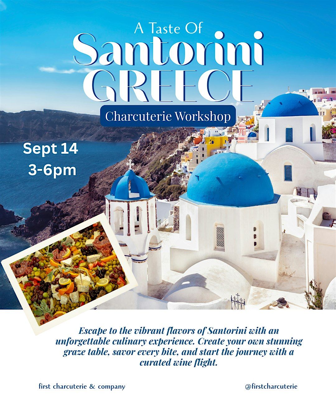 A Taste Of Santorini Greece, 14 September | Event in Marietta | AllEvents
