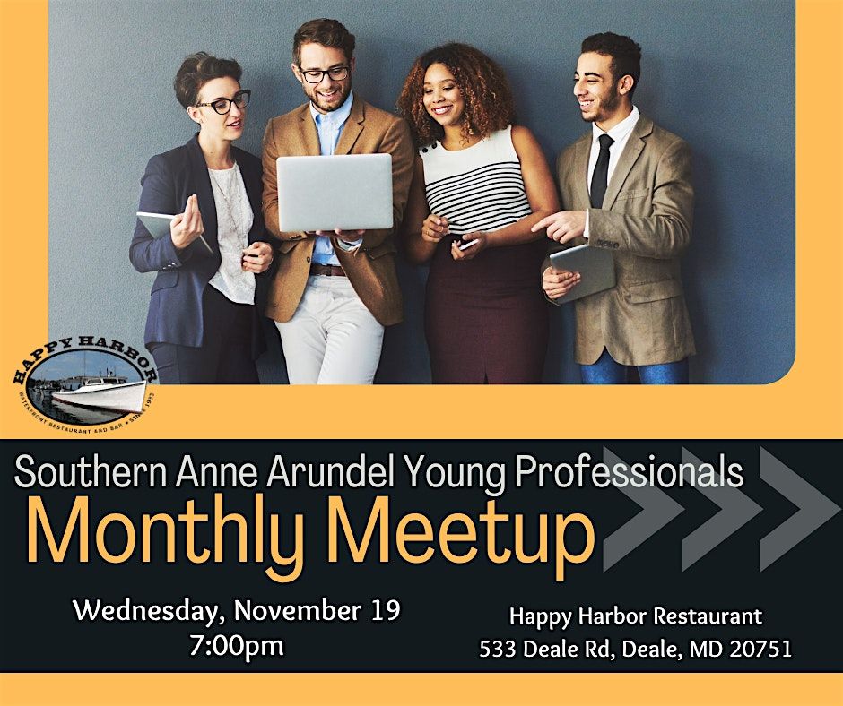 SAA Young Professional Networking at Happy Harbor, Deale, 19 November | Event in Deale | AllEvents