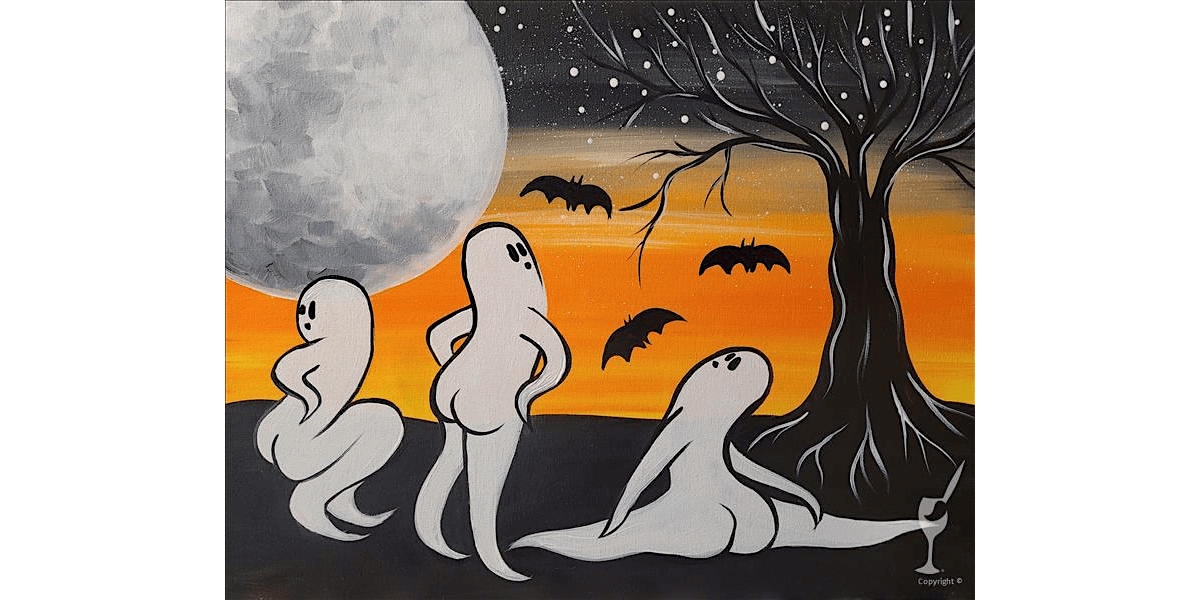 Boo Babes - Paint and Sip in Houston | Classpop!™, 18 October | Event in Pasadena | AllEvents