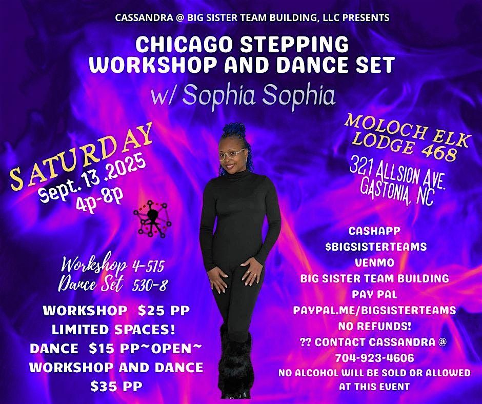 Chicago Stepping Workshop and Dance Set, 13 September | Event in Gastonia | AllEvents
