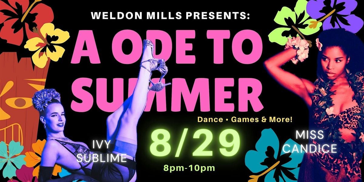 A Ode to Summer, 29 August | Event in Durham | AllEvents