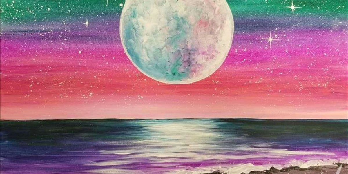 Seaside Twilight Moonlight - Paint and Sip by Classpop!™, 29 May | Event in Austin | AllEvents