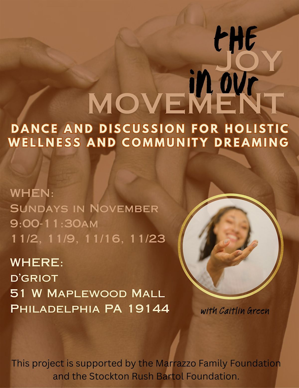 The Joy in Our Movement, 2 November | Event in Philadelphia | AllEvents
