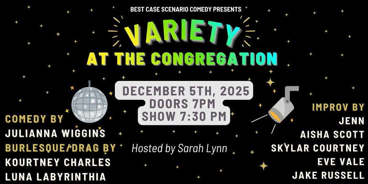 Variety Show : Comedy and Burlesque Night!, 5 December | Event in Detroit | AllEvents