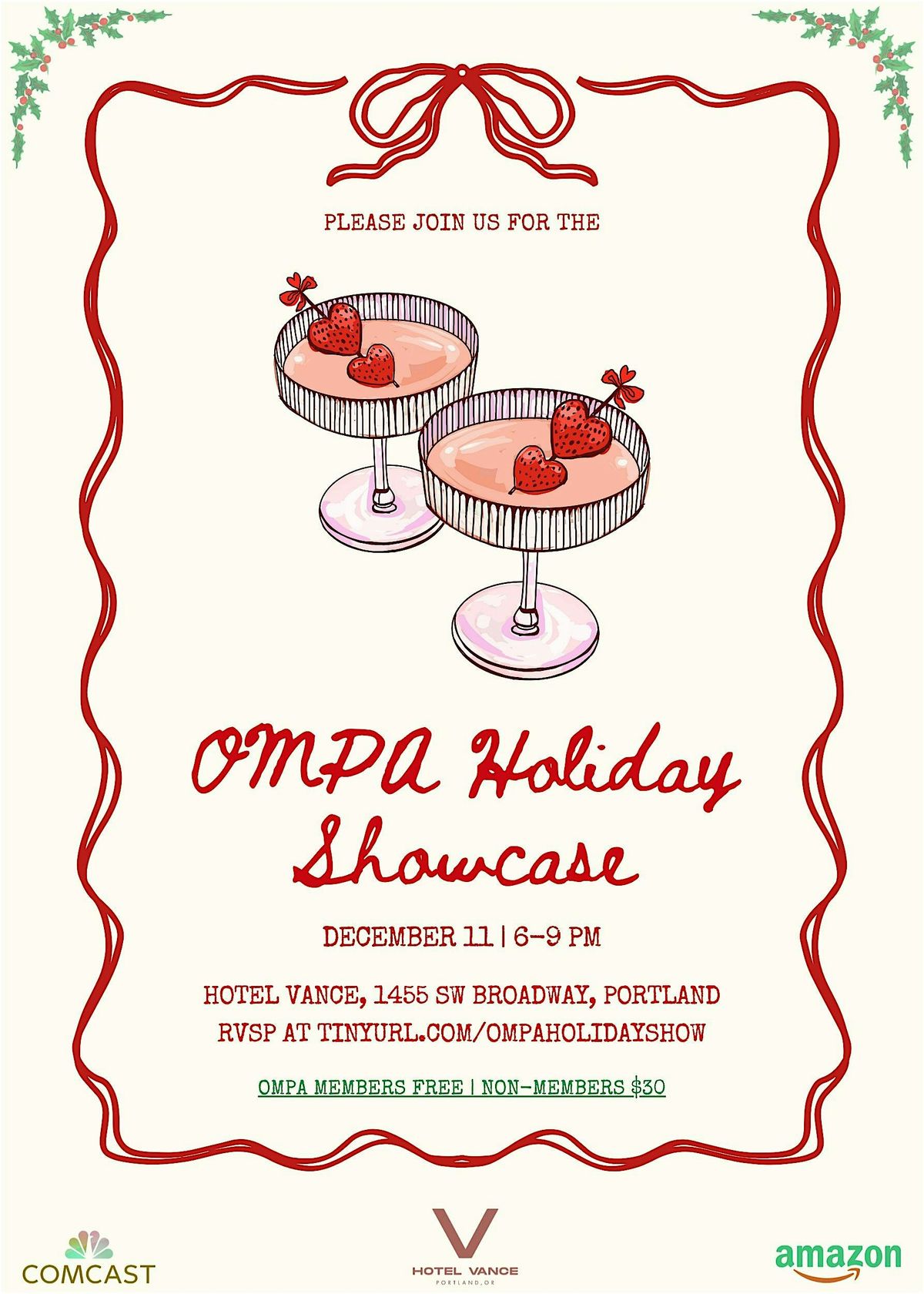 OMPA Holiday Showcase, 11 December | Event in Portland | AllEvents