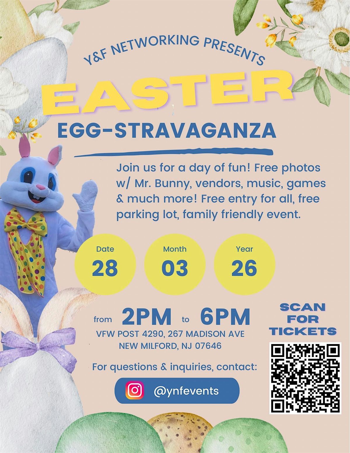 Easter Egg-stravaganza Pop Up, 28 March | Event in New Milford | AllEvents