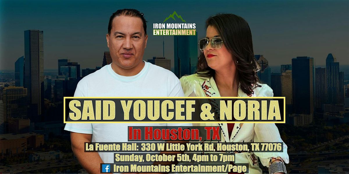 Said Youcef & Noria In Houston, 5 October | Event in Houston | AllEvents