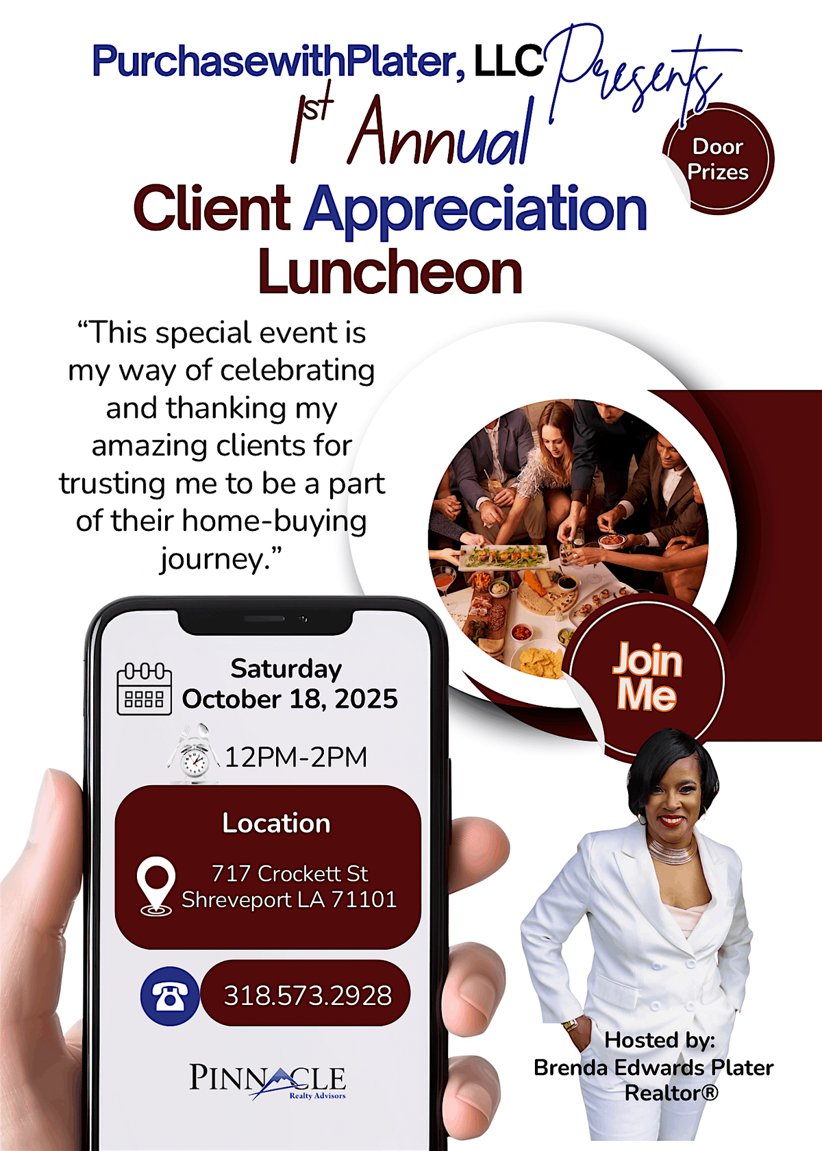 1st Client Appreciation Day Luncheon Rescheduled, 18 October | Event in Shreveport | AllEvents