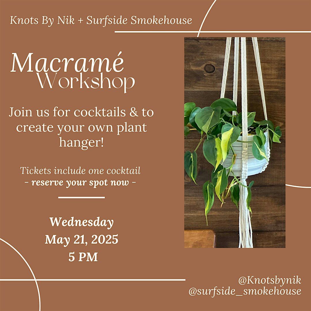 Macramé Workshop, 21 May | Event in Plymouth | AllEvents