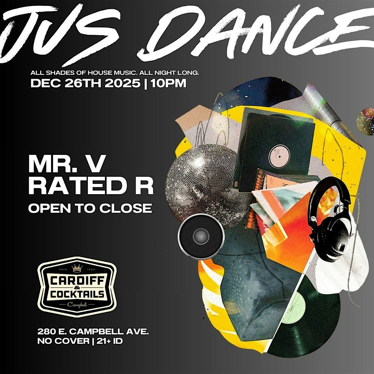 Jus Dance with Mr. V & Rated R, 26 December | Event in Campbell | AllEvents