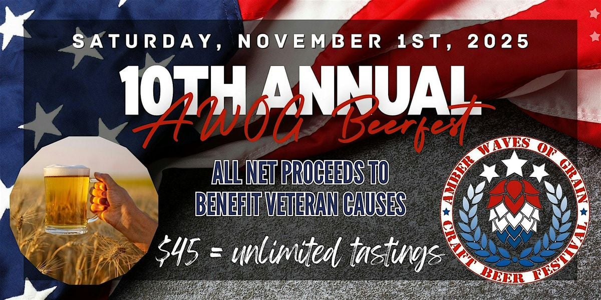 AMBER WAVES OF GRAIN CRAFT BEER FESTIVAL TO SUPPORT VETERANS - 2025, 1 November | Event in Corona | AllEvents