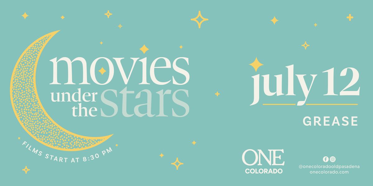Movies Under the Stars | GREASE, 12 July | Event in Pasadena | AllEvents