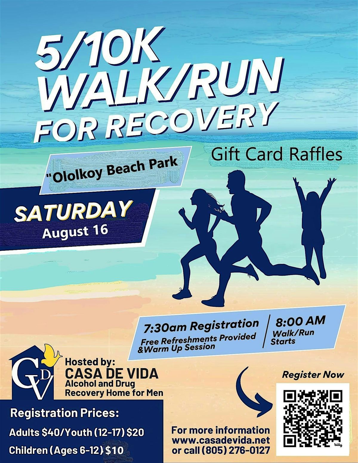 WALK/RUN FOR RECOVERY 2025, 16 August | Event in Oxnard | AllEvents