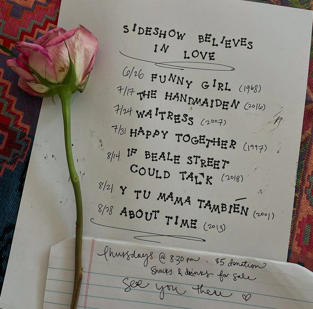 SIDESHOW BELIEVES IN LOVE: ABOUT TIME (2013), 28 August | Event in Los Angeles | AllEvents
