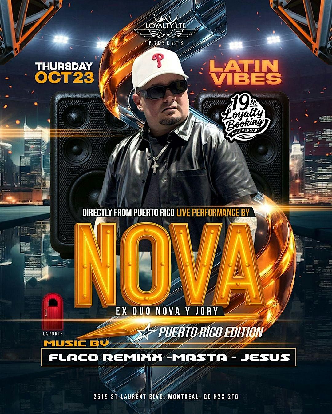 NOVA BY LATIN VIBES, 23 October | Event in Montréal | AllEvents