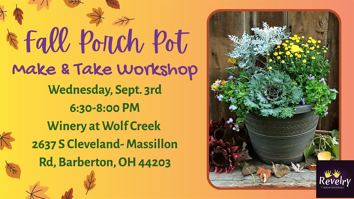 Fall Porch Pot Workshop, 3 September | Event in Barberton | AllEvents