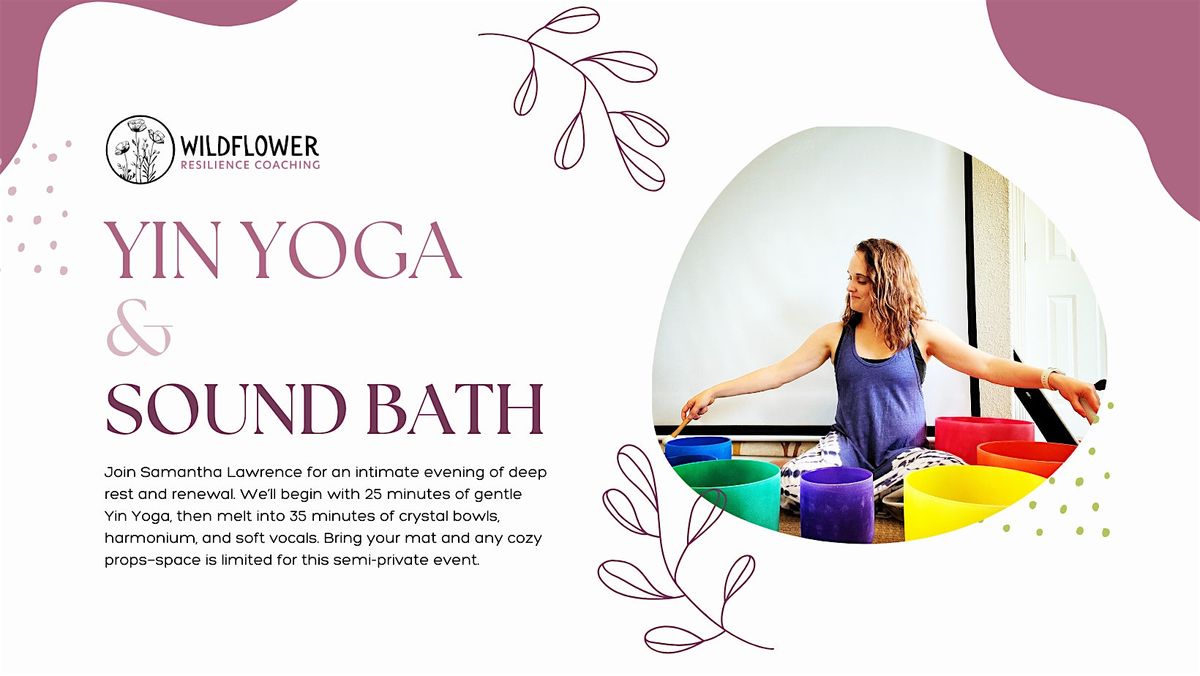 Yin Yoga & Sound Bath, 9 October | Event in Lafayette | AllEvents