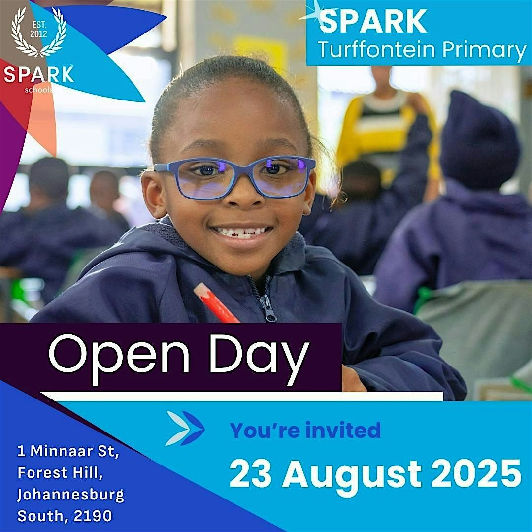 SPARK Turffontein Primary Open Day, 23 August | Event in Johannesburg | AllEvents