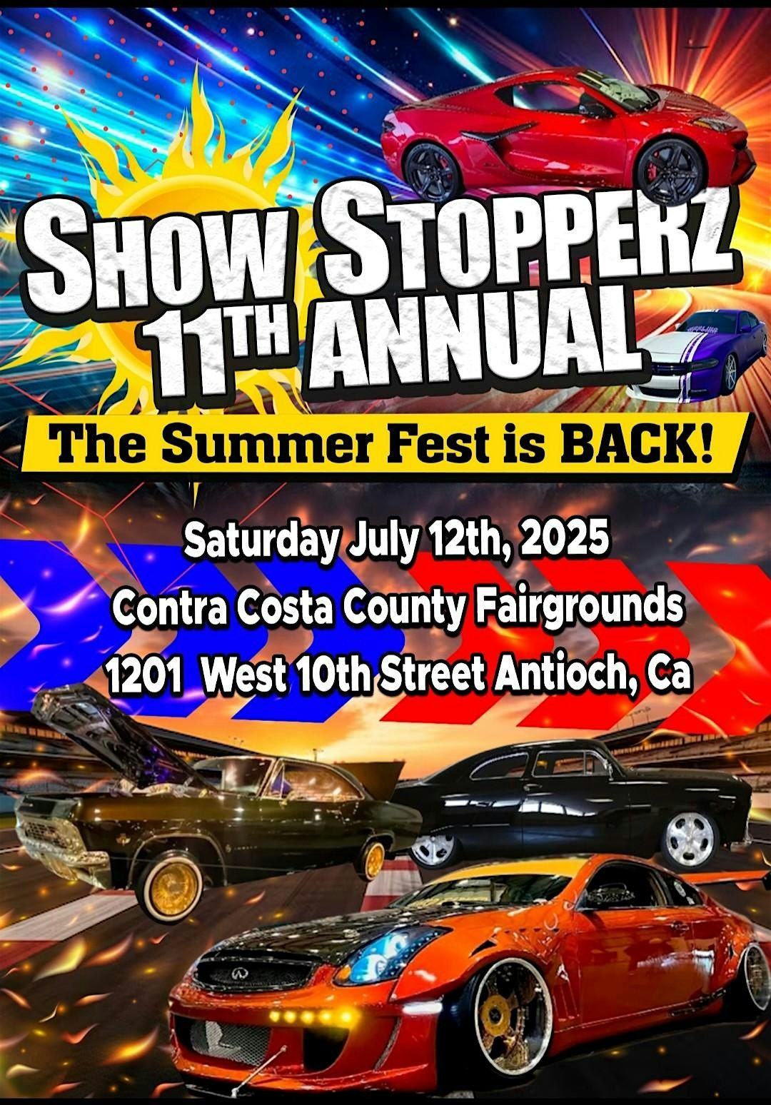 11th Annual SUMMER FEST CAR SHOW, 12 July | Event in Antioch | AllEvents
