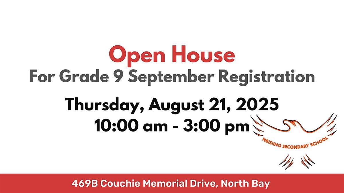 School Open House -  Information & September Application, 21 August | Event in North Bay | AllEvents