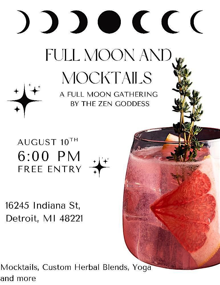 Moon Rituals and Mocktails, 10 August | Event in Detroit | AllEvents
