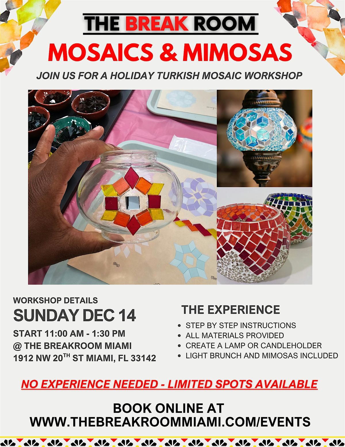 Mosaics & Mimosas, 14 December | Event in Miami | AllEvents
