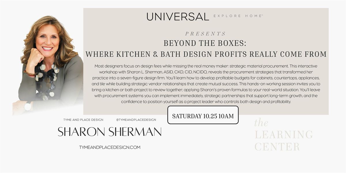 Beyond the Boxes: Where Kitchen & Bath Design Profits Really Come From, 27 October | Event in High Point