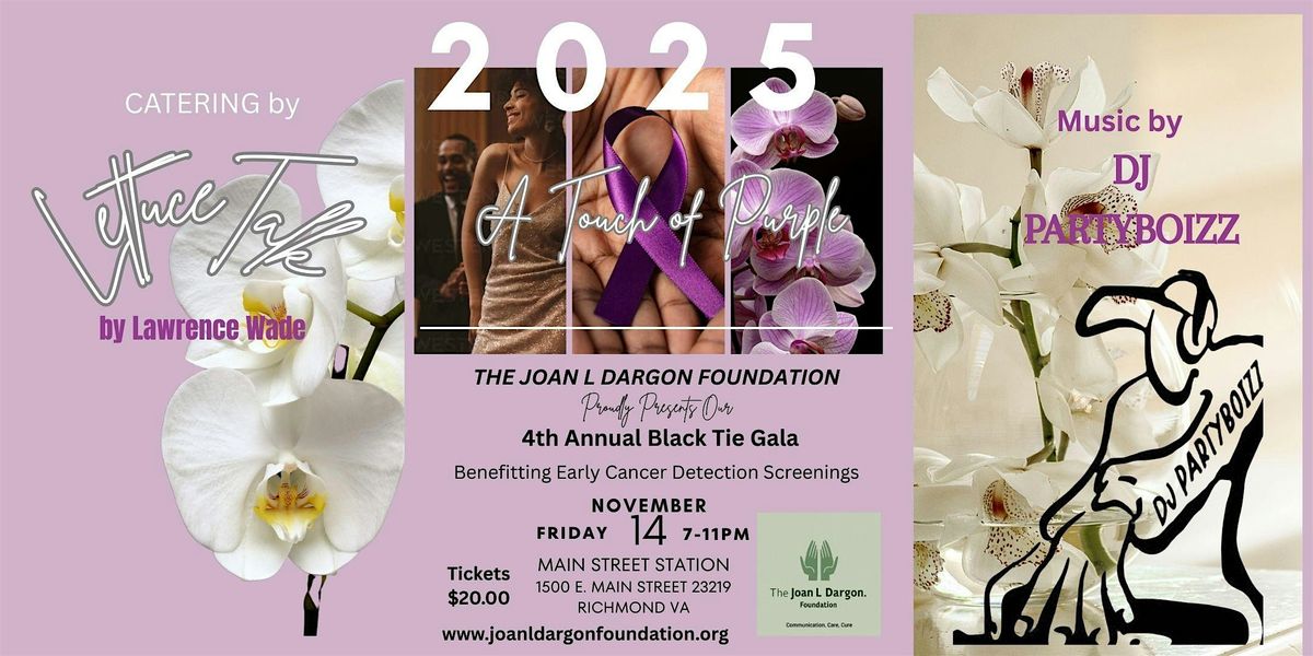 The Joan L Dargon Foundation's 4th Annual Black Tie Gala, 14 November | Event in Richmond | AllEvents