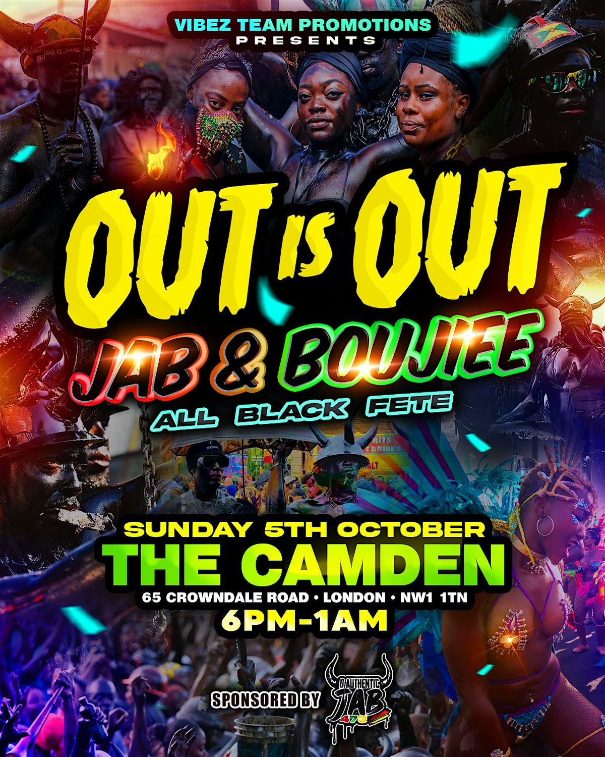 OUT IS OUT (JAB & BOUJIEE ), 5 October | Event in London | AllEvents