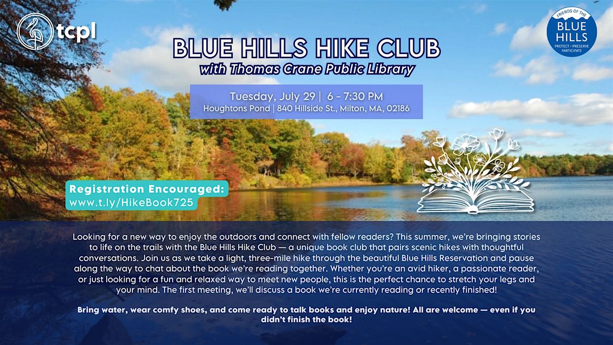 Blue Hills Hike Club with the Thomas Crane Public Library, 29 July | Event in Quincy | AllEvents