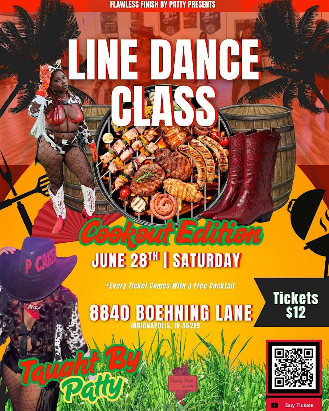 Line Dance Class : Cookout Edition, 5 July | Event in Indianapolis | AllEvents