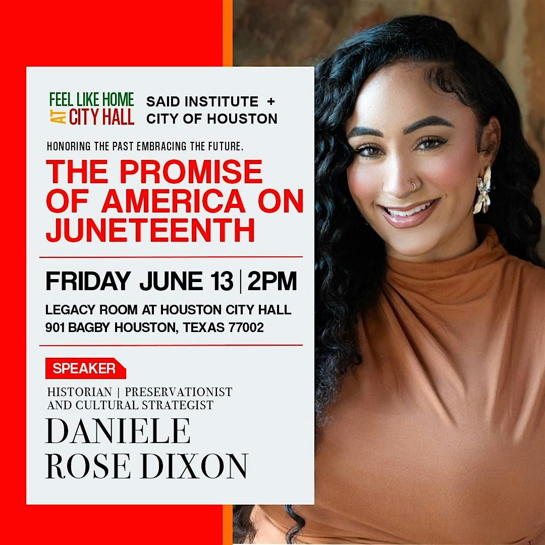 The promise  of America on Juneteenth. Honoring past, embracing the future., 22 August | Event in Houston