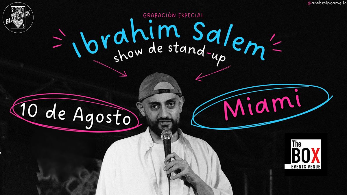 Ibrahim Salem - Miami -  Stand Up en Español, 10 August | Event in Pembroke Pines | AllEvents