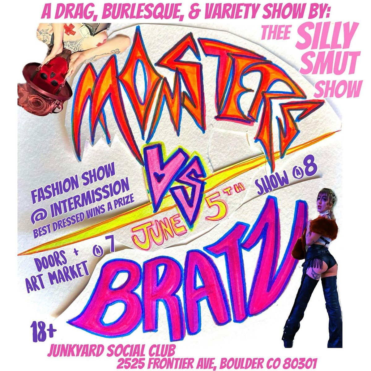 Monsters VS Brats: a Parody by Thee Silly Smut Show | Event in Boulder | AllEvents