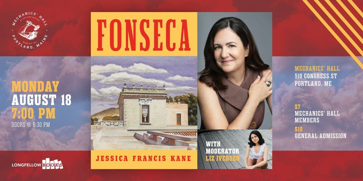 Jessica Francis Kane's FONSECA, 18 August | Event in Portland | AllEvents