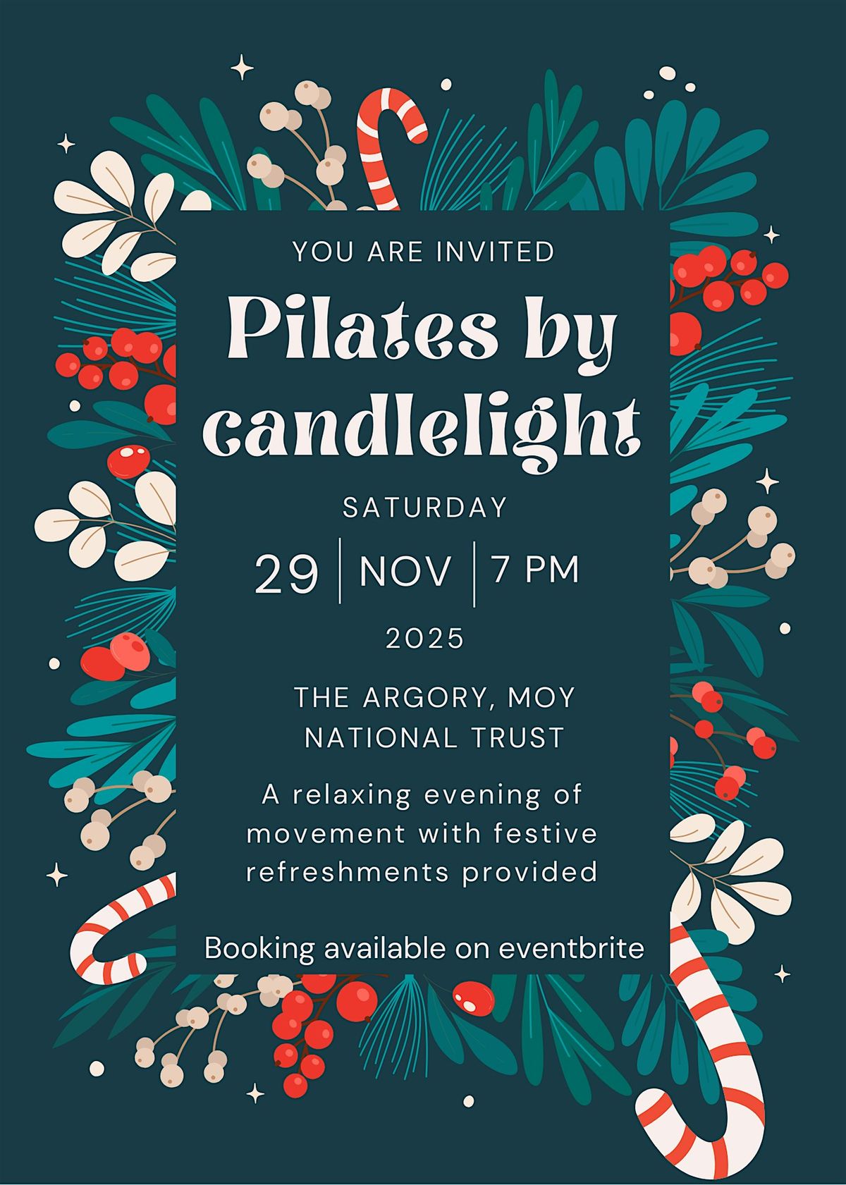 Pilates by Candlelight, 29 November | Event in Dungannon | AllEvents
