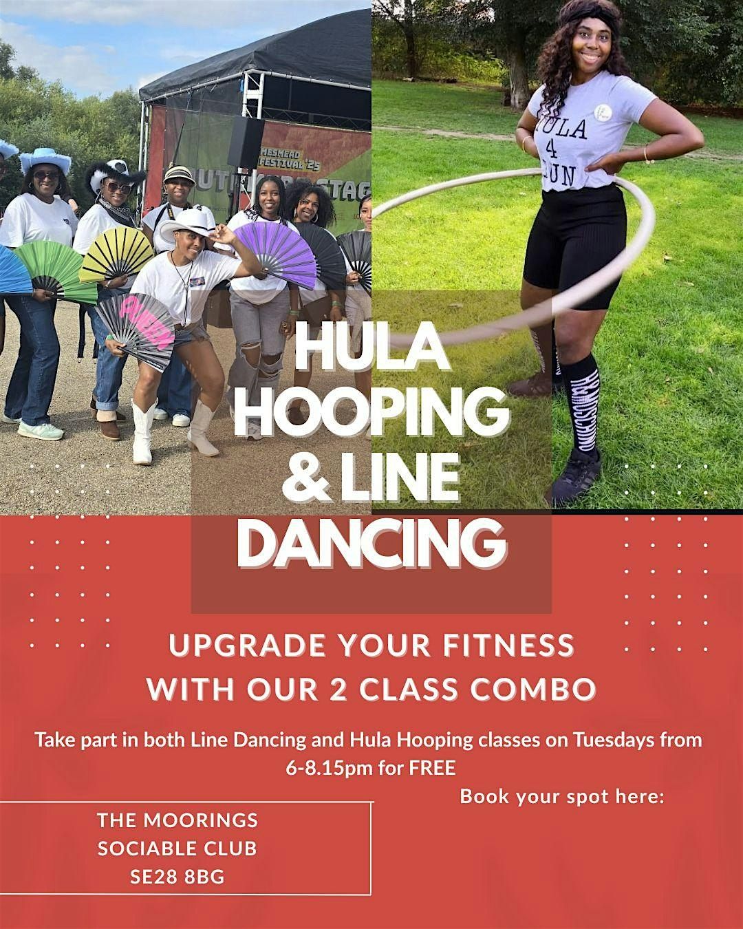 Line Dance Class & Hula Hooping combo | Event in London | AllEvents