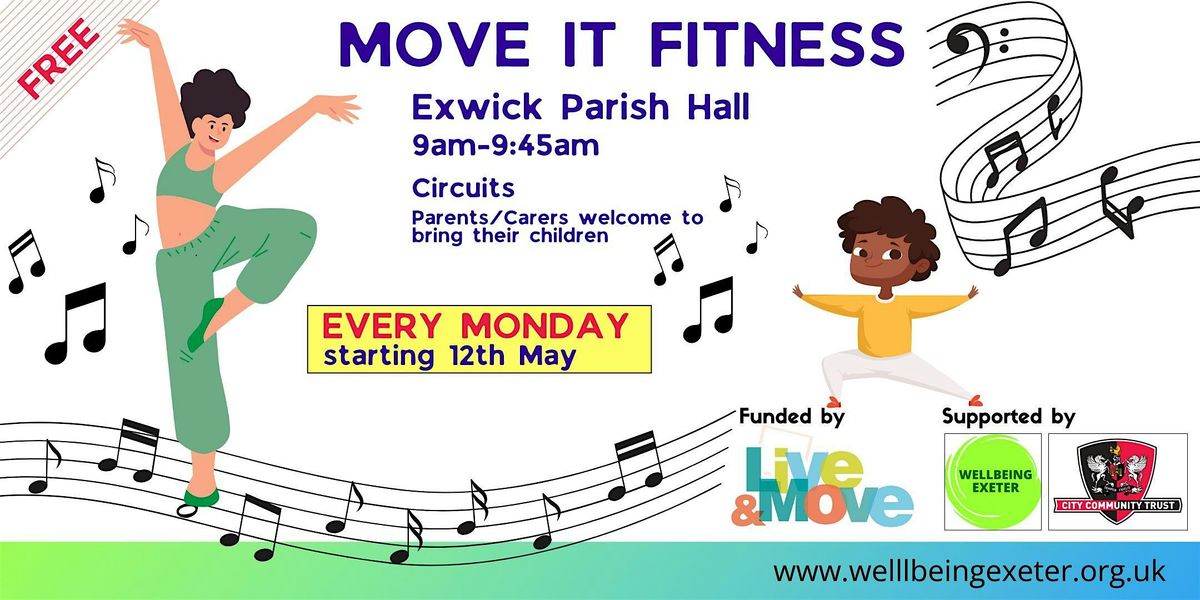 Move It Fitness, 12 May | Event in Exeter | AllEvents