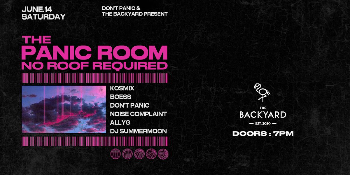 THE PANIC ROOM: NO ROOF REQUIRED, 14 June | Event in Edmonton | AllEvents