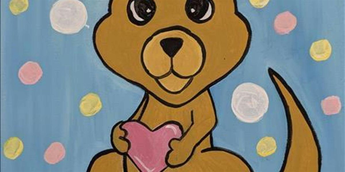 Heartfelt Kangaroo Hug - Family Fun - Paint and Sip by Classpop!™, 30 June | Event in Baytown | AllEvents