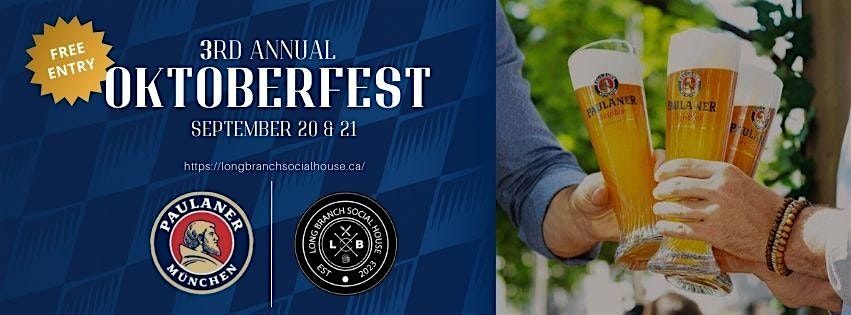 3rd Annual Oktoberfest @ Long Branch Social House, 20 September | Event in Toronto | AllEvents