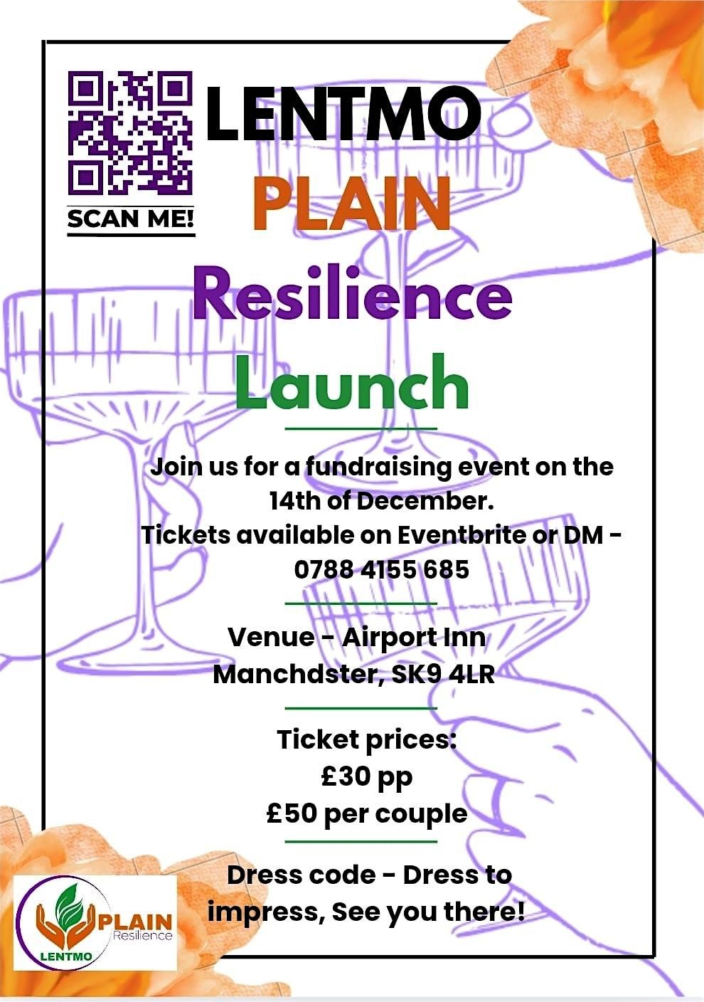 LENTMO PLAIN Resilience Launch, 14 December | Event in Wilmslow | AllEvents