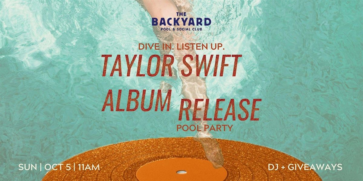 Splash Into a New Era!  Taylor Swift Album Release Party, 5 October | Event in Key West | AllEvents